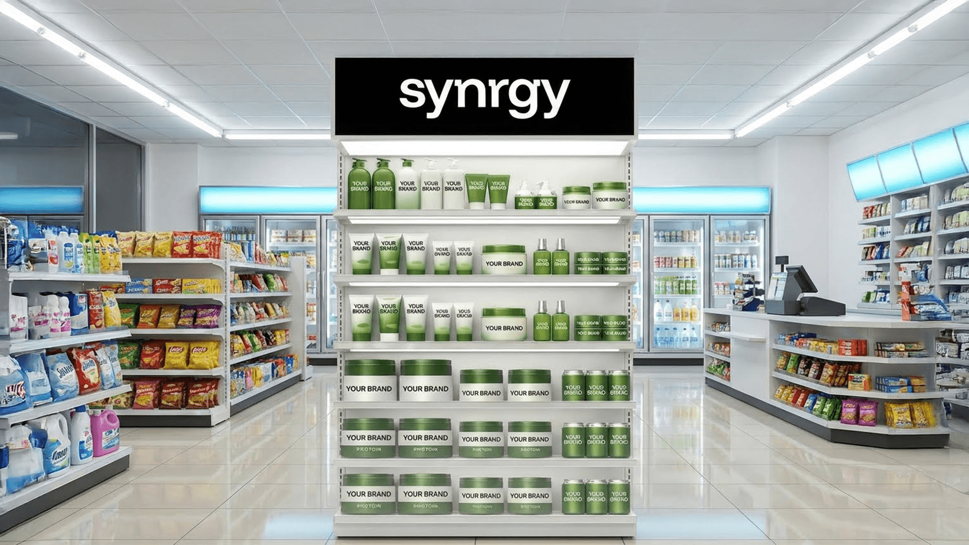 Retail shelf space for online products