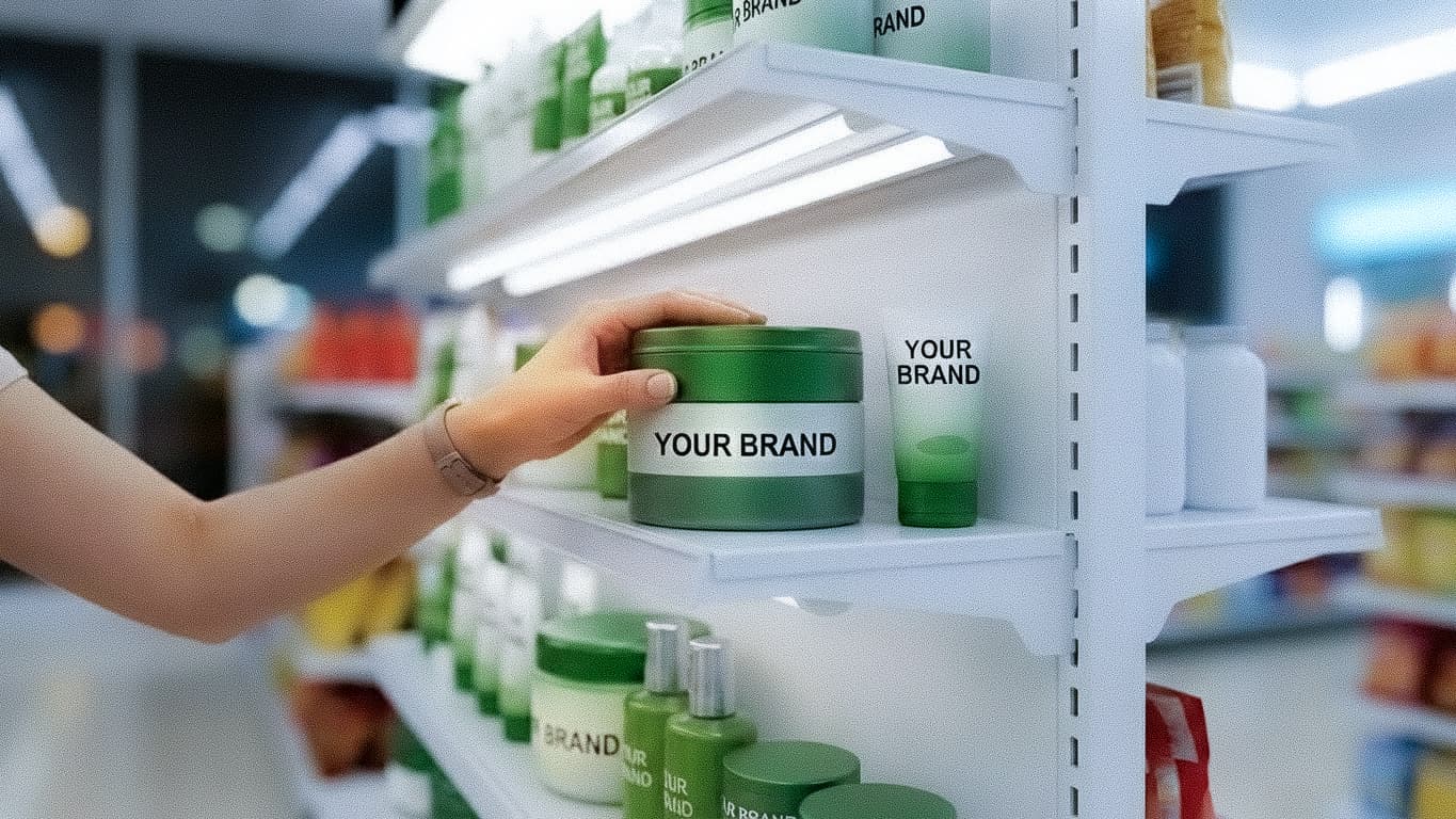 Professional product placement in retail stores